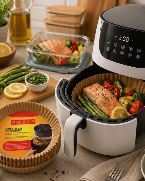 100'LÜ AİRFRYER KAĞIDI ürün görseli 1
