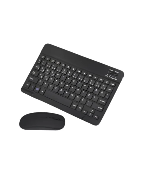 Bluetooth Klavye Mouse Seti Taşınabilir Wireless Bilgisayar Aksesuarı - Resim 2