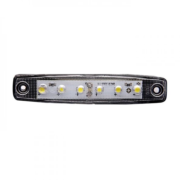 Beyaz Parmak Led Dorse Lamba 6 Ledli 12-24V ürün görseli 1
