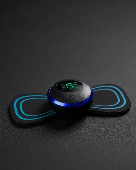 Mini EMS Masaj Cihazı Karın Kol Bacak İçin Elektronik Kas Uyarıcı ürün görseli 1