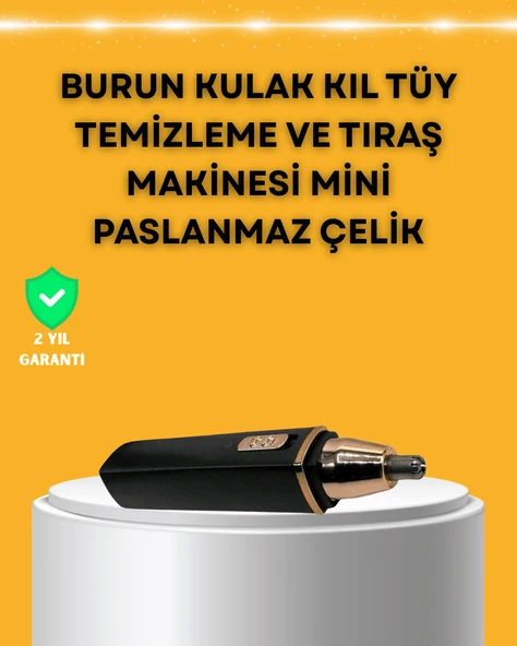 USB Şarjlı Sessiz Burun ve Kulak Kılı Temizleme Cihazı ürün görseli 1