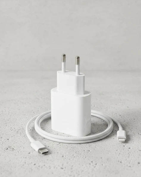 iPhone 14 13 12 11 XR XS Max 20W Lightning Şarj Adaptörü Kablo Dahil ürün görseli 1