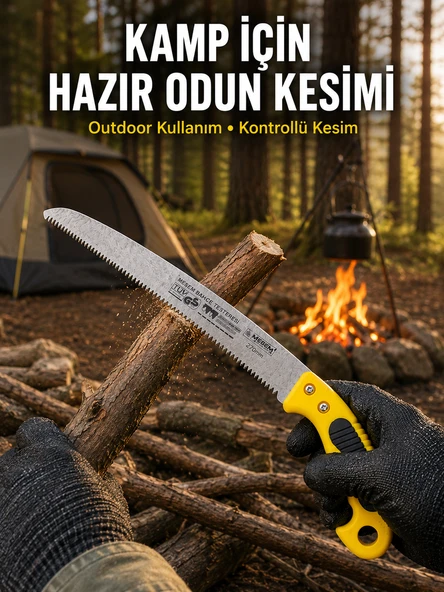 El Tipi Bahçe Bıçkısı Dayanıklı Çelik Kesim Testeresi ürün görseli 1