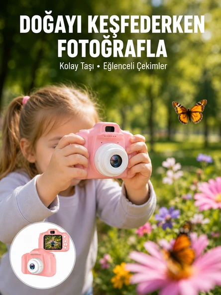 Mini HD Video Kamera Fotoğraf Çekimli Şarj Edilebilir Bataryalı Genişletilebilir Hafızalı Yeni Nesil ürün görseli 1