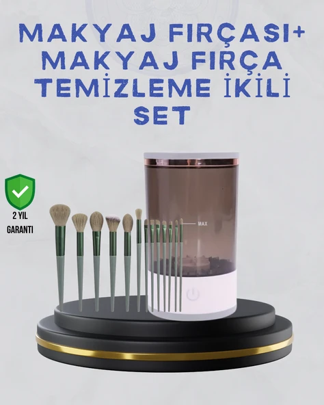 Makyaj Fırçası ve Elektrikli Fırça Temizleyici Kampanya Paketi ürün görseli 1