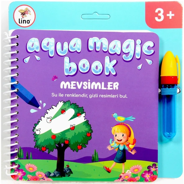 Aqua Magic Mevsimler Sihirli Boyama Kitabı ürün görseli 1
