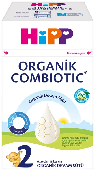 2 Organik Combiotic Bebek Sütü 800 Gr ürün görseli 1
