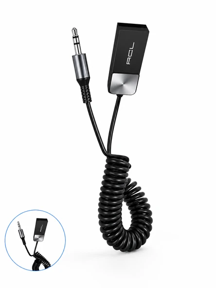 Araç ve Ev Ses Sistemleri İçin Bluetooth AUX Adaptörü - Resim 3