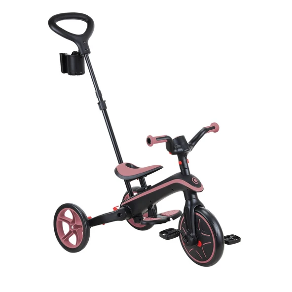 4in1 Katlanabilir Bisiklet Koyu Pastel Pembe ürün görseli 1