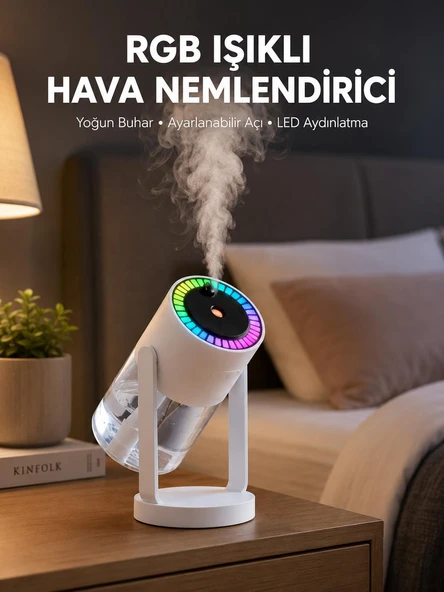 Gökyüzü Projektörlü Buhar Makinesi Ev Ofis ve Araç Uyumlu Yeni Nesil ürün görseli 1