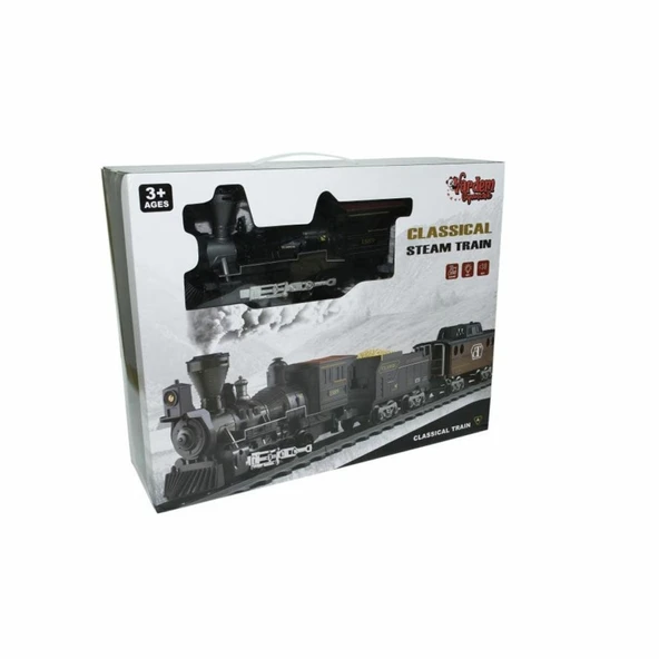 FF-1613A IŞIKLI VE SESLİ CLASSİC BUHARLI TREN ürün görseli 1