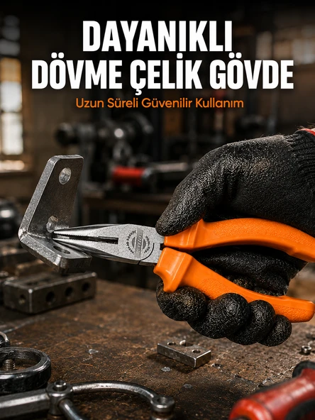 Uzun Çene Tasarımlı Dövme Çelik Kargaburun Hassas Kavrama Performansı ürün görseli 1
