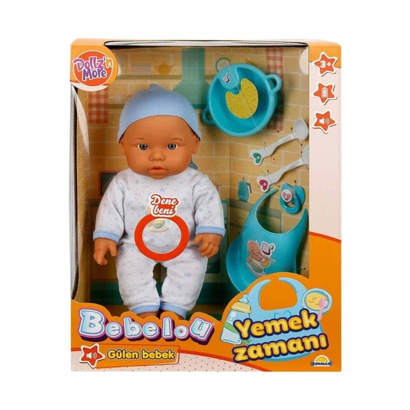 030021 Yemek Zamanı Sesli Bebek Seti 35 cm / +3 yaş ürün görseli 1