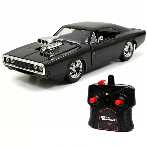 1:16 Fast & Furious 1970 Kumandalı Dom's Dodge Charger R/T Turbo Araba ürün görseli 1