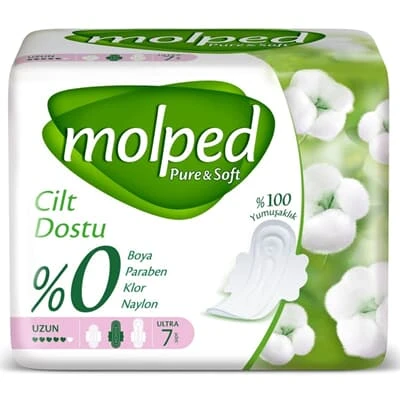 Pure&Soft Uzun Ped 7 Adet ürün görseli 1