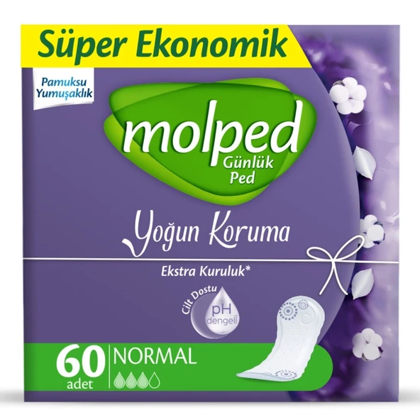 Günlük Ped Yoğun Koruma Süper Eko 60 Adet ürün görseli 1