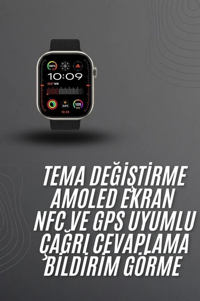 Akıllı saat 2.02 inch Nabız Ölçer Arama Konuşma Müzik Dinleme ürün görseli 1