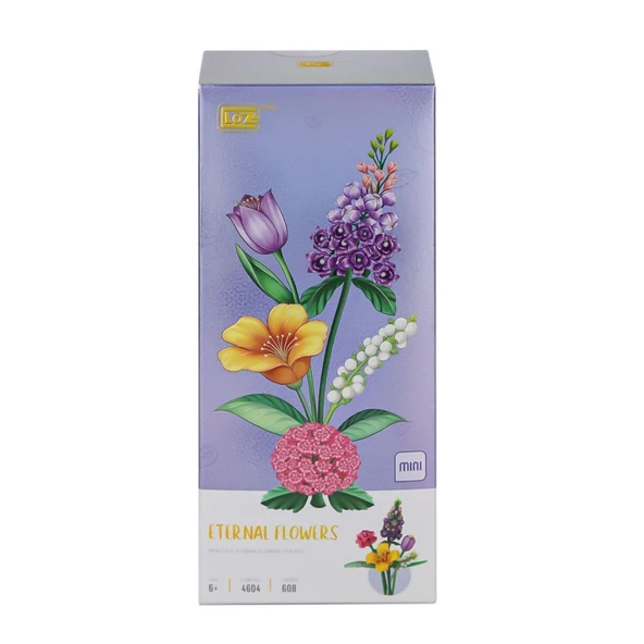 LZ4604 Çiçek Blok Seti 608 Parça -Vagon life ürün görseli 1