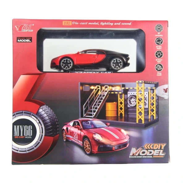 1/32 Bugatti Chiron Spor Otomobil ürün görseli 1