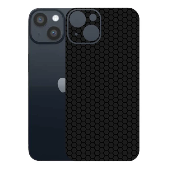 Kapps Iphone 14 ile Uyumlu Bumper Serisi Premium Arka Kapak Kaplama(Kenarlar Yoktur!)  Siyah ürün görseli 1