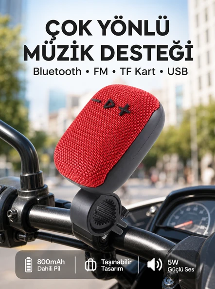 Taşınabilir Bluetooth Hoparlör 800mAh Uzun Pil Ömrü ürün görseli 1