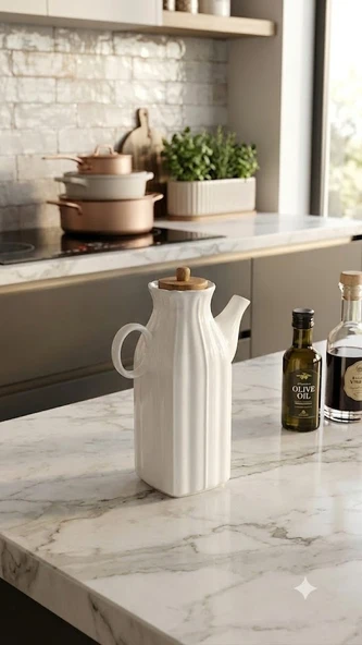 1000 ml Porselen Yağdanlık ürün görseli 1