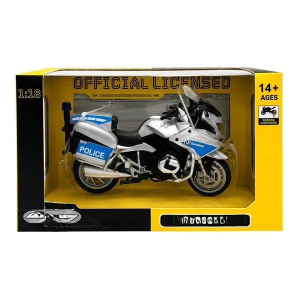 Mey İthalat® 1/18  R1250-RT Model Alman Polis Motorsikleti ürün görseli 1
