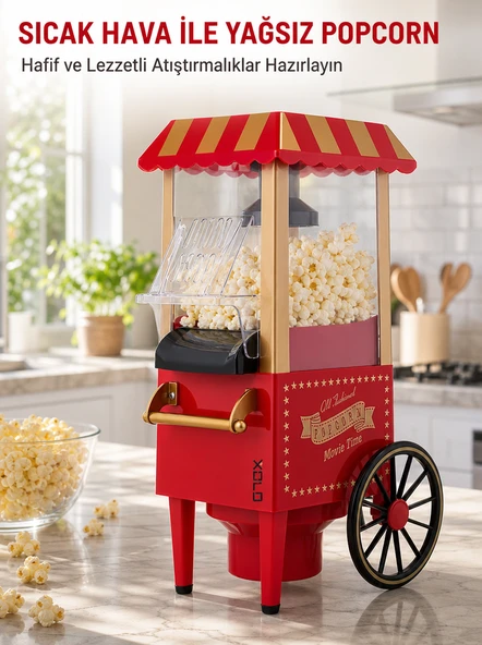 Sağlıklı Atıştırmalıklar İçin Yağsız Popcorn Makinesi ürün görseli 1