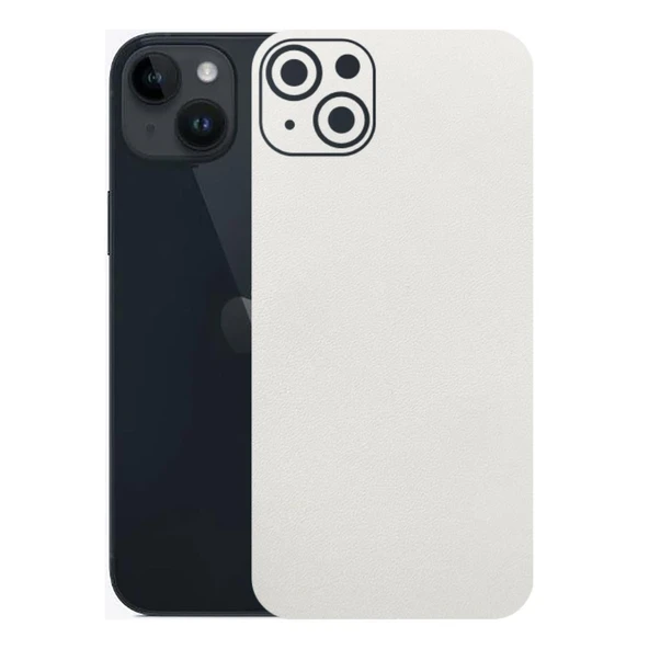 Kapps Iphone 14 Plus ile Uyumlu Bumper Serisi Arka Kapak Kaplama(Kenarlar Yoktur!)  Beyaz ürün görseli 1