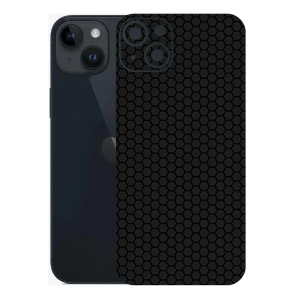 Kapps Iphone 14 Plus ile Uyumlu Bumper Serisi Arka Kapak Kaplama(Kenarlar Yoktur!)  Siyah ürün görseli 1