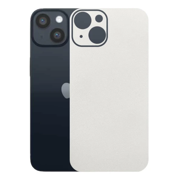 Kapps Iphone 14 ile Uyumlu Bumper Serisi Premium Arka Kapak Kaplama(Kenarlar Yoktur!)  Beyaz ürün görseli 1