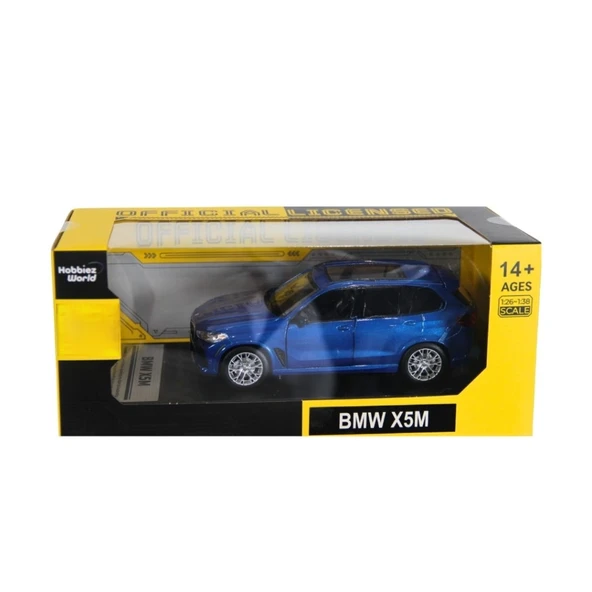 1/3 BMW X5 M Mavi Model Araba ürün görseli 1