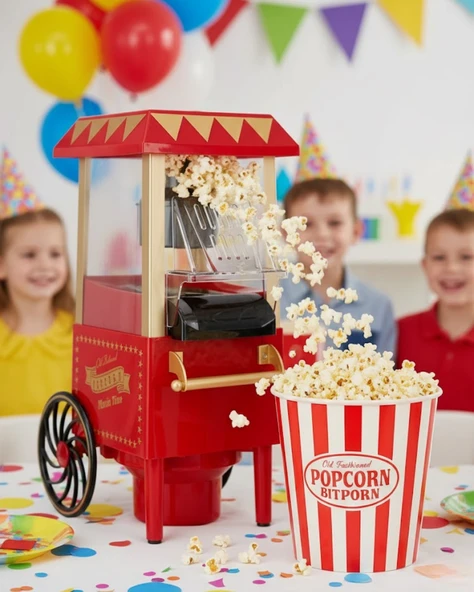 Yağsız Popcorn Makinesi Sıcak Hava ile Hızlı Patlatma ürün görseli 1