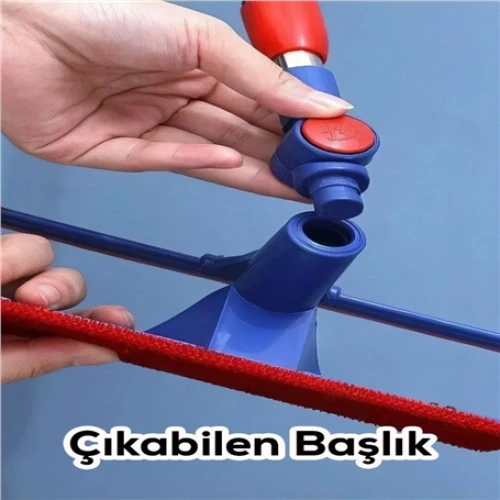 Mey İthalat® OYNAR BAŞLIKLI ÇEKÇEKLİ TELESKOPİK CAM SİLME APARATI ürün görseli 1