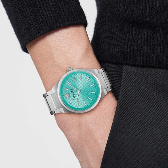 Versace VRSCVE0F00225 Erkek Kol Saati - Resim 4