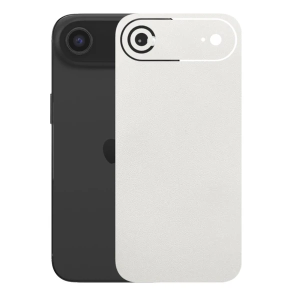 Kapps Iphone 17 Air ile Uyumlu Bumper Serisi Arka Kapak Kaplama(Kenarlar Yoktur!)  Beyaz ürün görseli 1