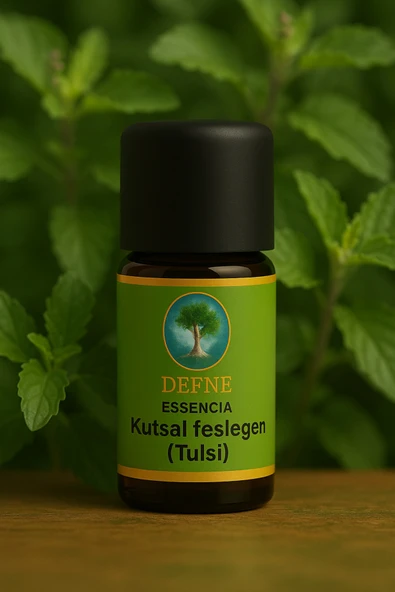 Kutsal Fesleğen (Tulsi)* Organik %100 Saf Uçucu Yağ 10ml ürün görseli 1