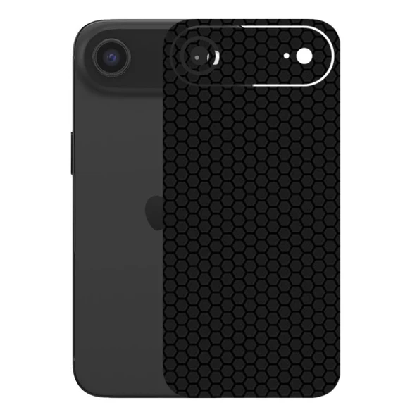 Kapps Iphone 17 Air ile Uyumlu Bumper Serisi Arka Kapak Kaplama(Kenarlar Yoktur!)  Siyah ürün görseli 1