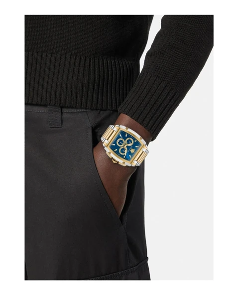 Versace VRSCVE6H00723 Erkek Kol Saati - Resim 5