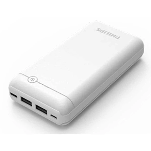 Philips DLP1720 20000 mAh Powerbank Beyaz ürün görseli 1