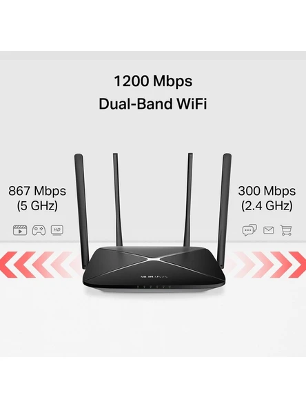 Mercusys MB430-DSL 4 port 1200 Mbps VDSL2 Modem - Resim 3