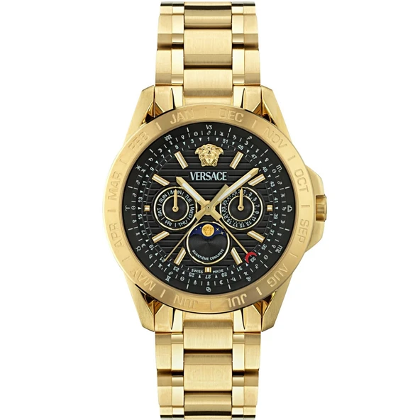 Versace V-Galaxy Moonphase VRSCVE0K00425 Erkek Kol Saati VE0K00425 ürün görseli 1