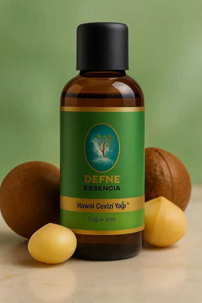 Hawaii Cevizi Yağı* Organik %100 Saf Sabit Yağ 1000ml ürün görseli 1