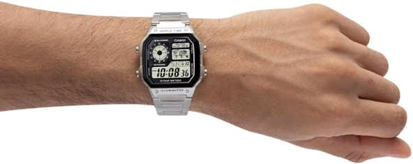 Casio AE-1200WHD-1AVDF Erkek Kol Saati - Resim 4