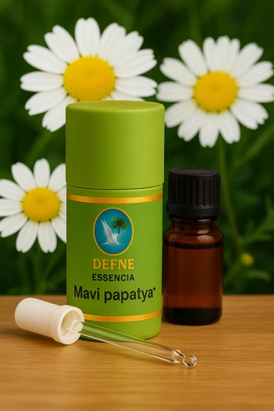 Mavi Papatya (C. recutita) * Organik %100 Saf Uçucu Yağ 5ml ürün görseli 1