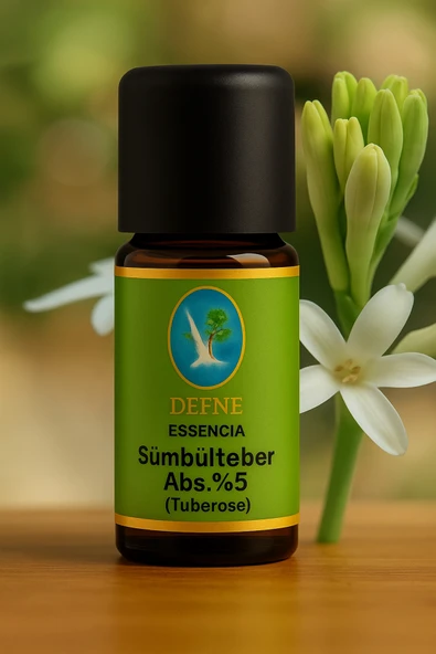 Sümbülteber Abs. %5 (Tuberose) Geleneksel %100 Saf Uçucu Yağ 5ml ürün görseli 1
