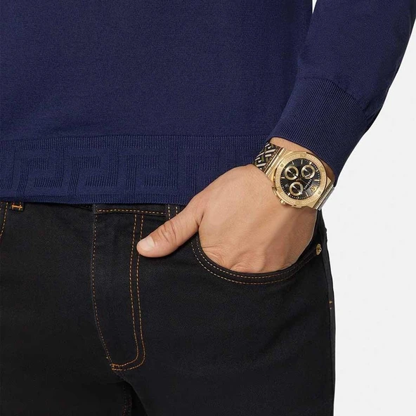 Versace VRSCVEZ900621 Erkek Kol Saati - Resim 5