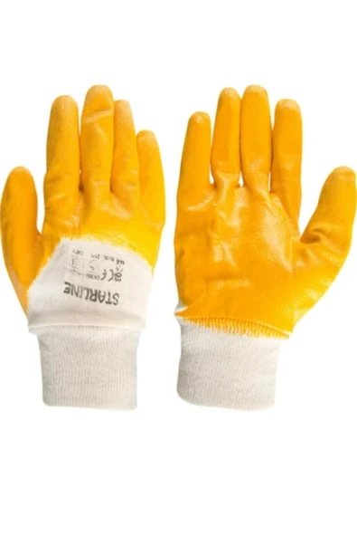 Starlıne E-203 Nitril Eldiven Sarı Xl-10 Beden ( 1 Paket:12 Çift ) ürün görseli 1