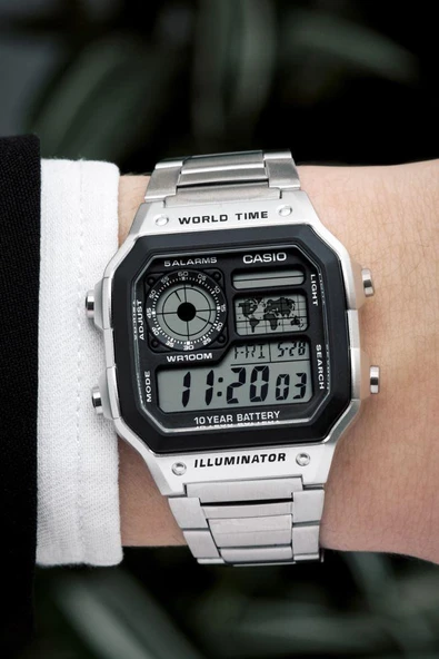 Casio AE-1200WHD-1AVDF Erkek Kol Saati - Resim 5