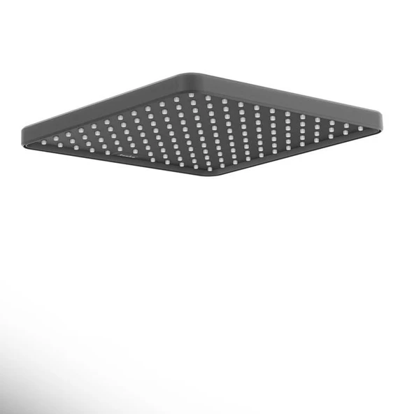 25*25 cm Kare Tepe Duşu-Siyah ürün görseli 1